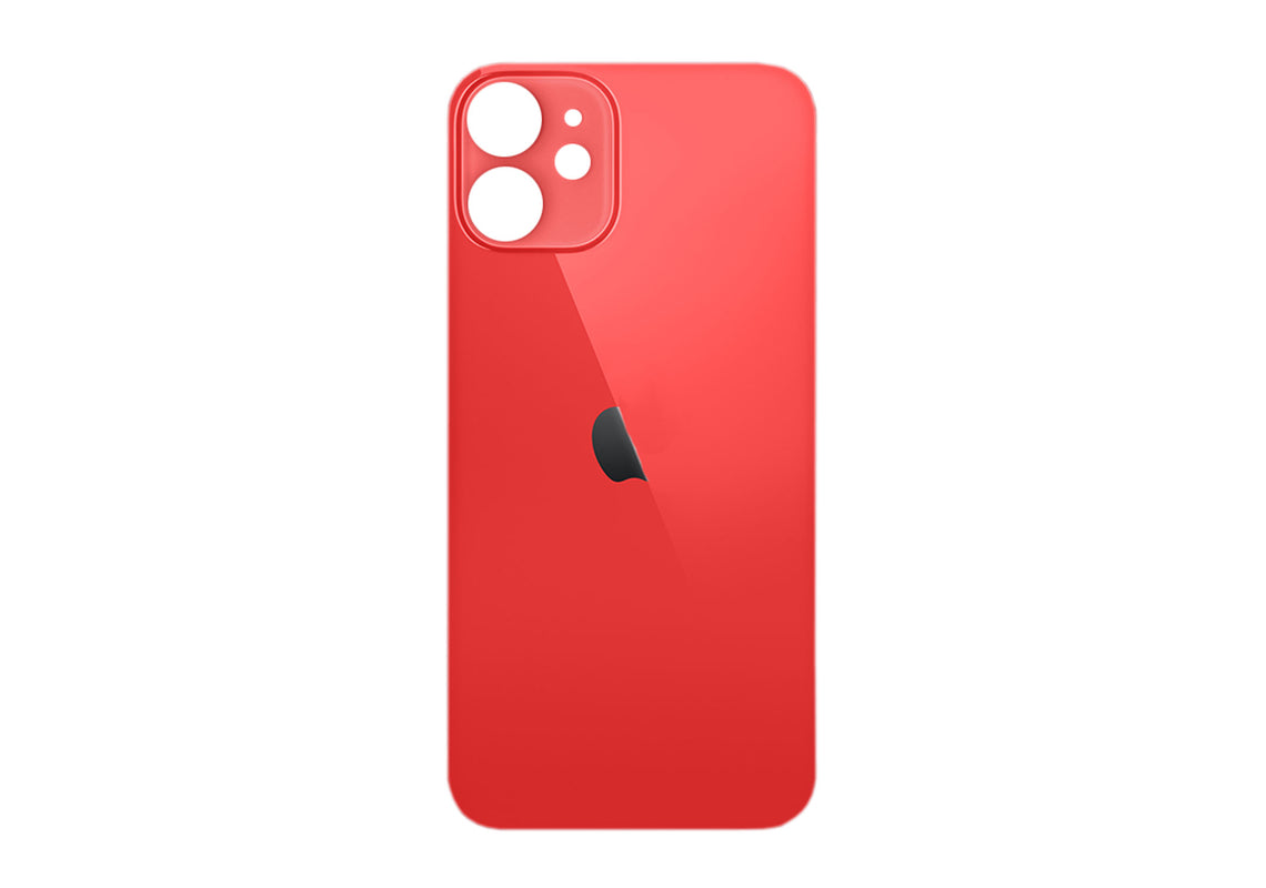 Back Glass For iPhone 12 Mini (Red)