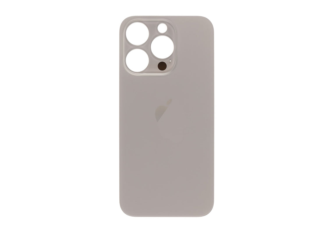 Back Glass For iPhone 15 Pro (Natural Titanium)