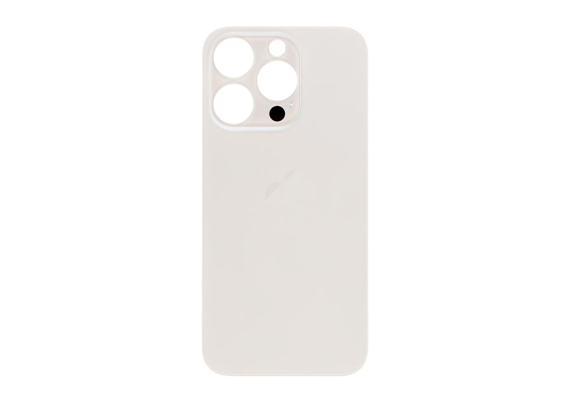 Back Glass For iPhone 15 Pro (White Titanium)