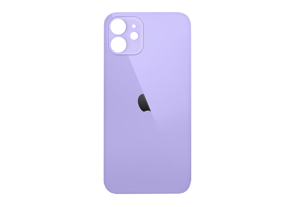 Back Glass For iPhone 12 (Purple)