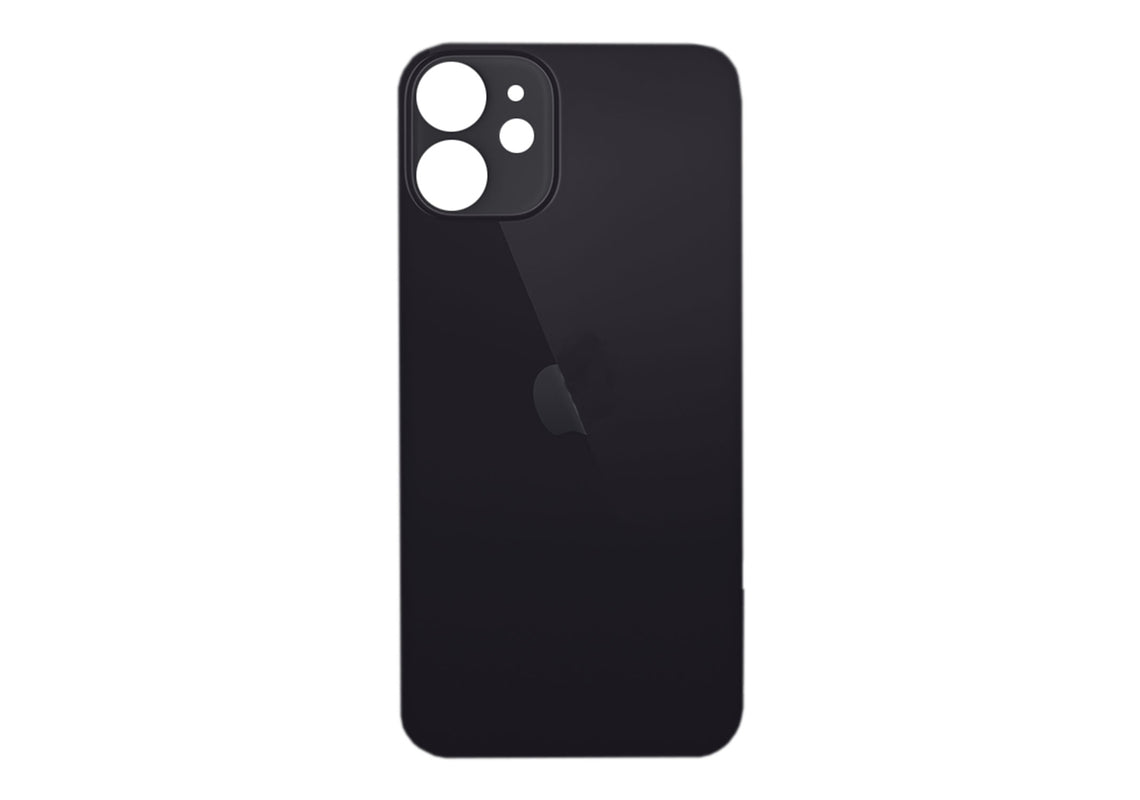 Back Glass For iPhone 12 Mini (Black)