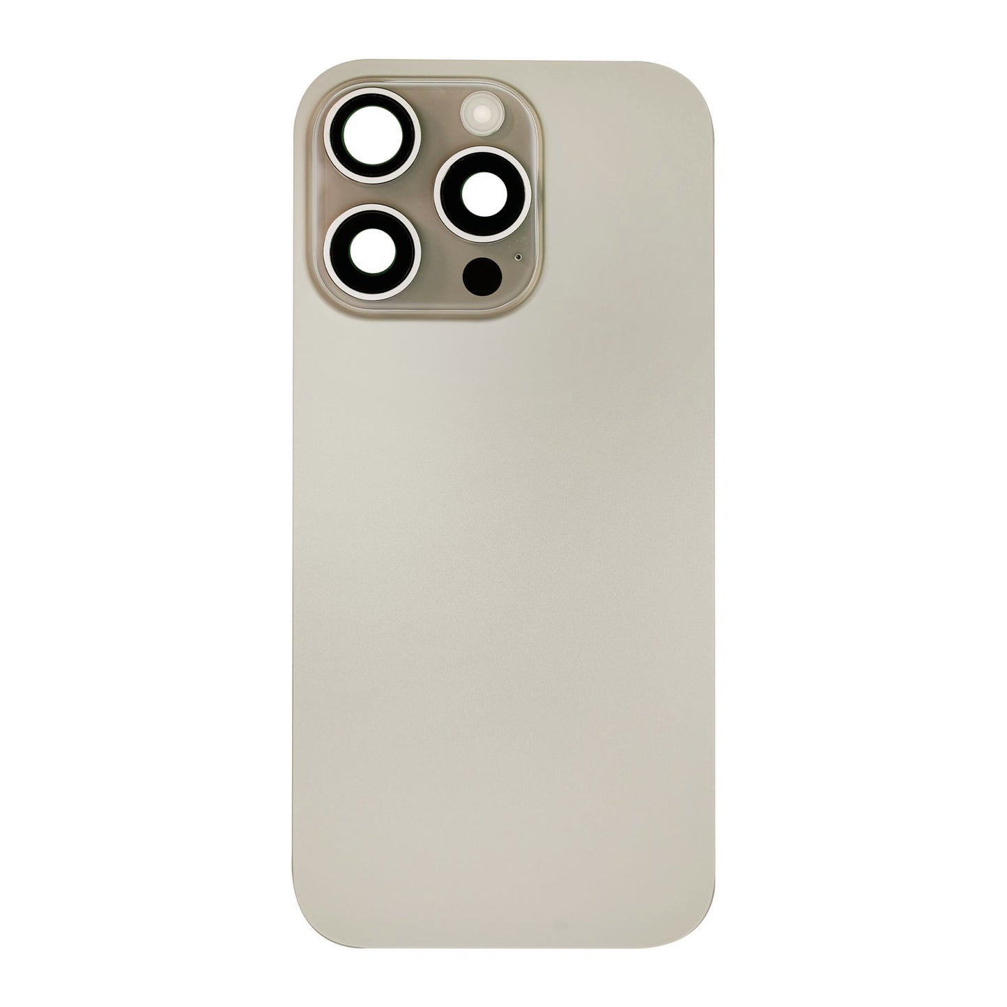 Back Glass For iPhone 16 Pro (Natural Titanium)