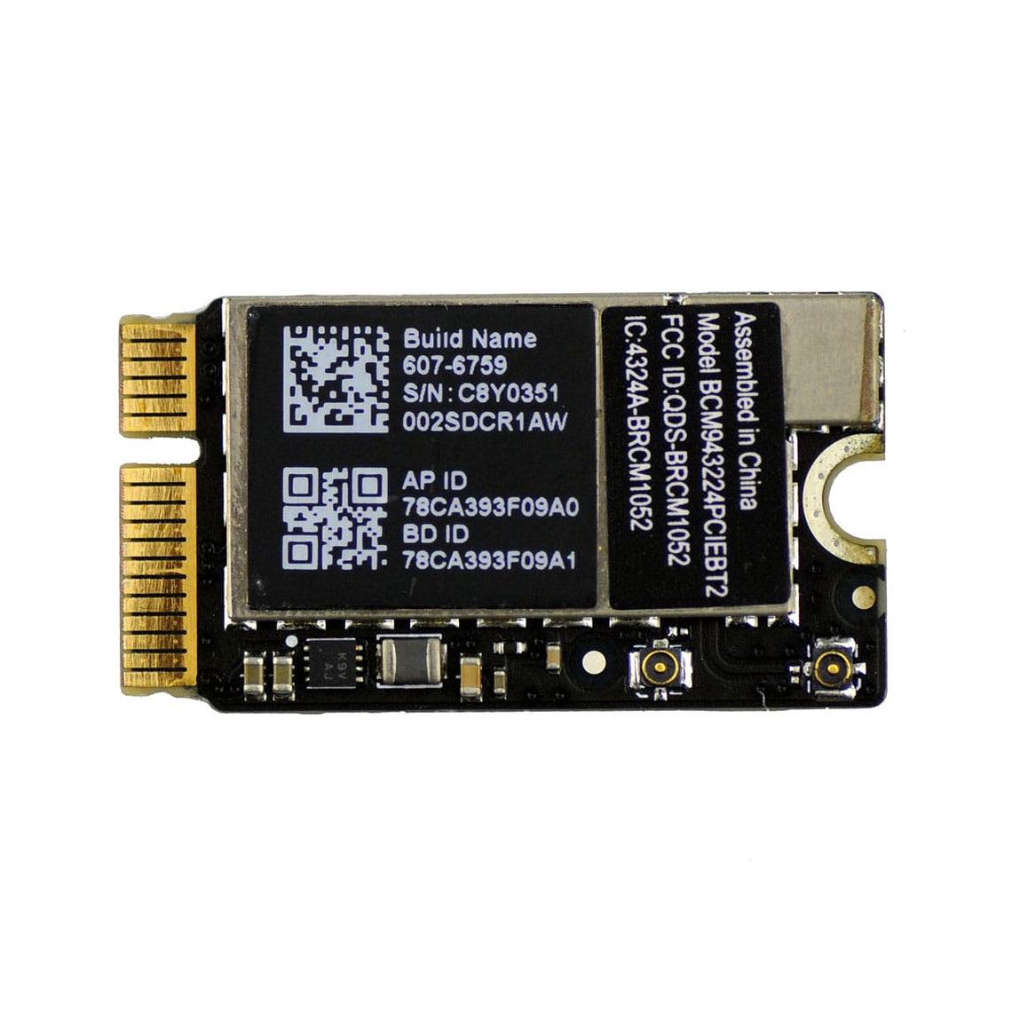 Airport Wi-Fi Card For MacBook Air 13" (A1369/ A1466), MacBook Air 11" (A1370/ A1465)