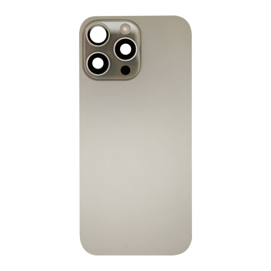 Back Glass For iPhone 16 Pro Max (Natural Titanium)