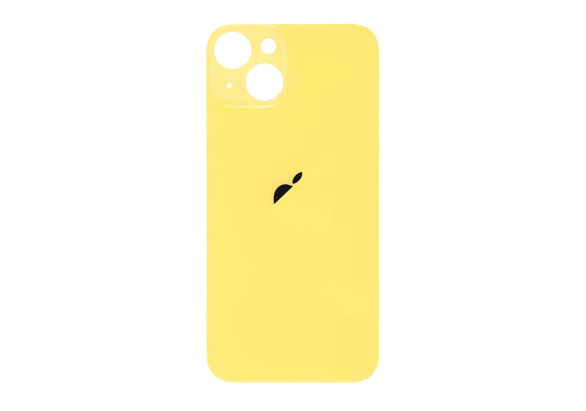 Back Glass For iPhone 14 (Yellow)
