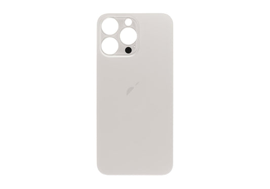 Back Glass For iPhone 15 Pro Max (Natural Titanium)