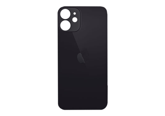 Back Glass For iPhone 12 Mini (Black)